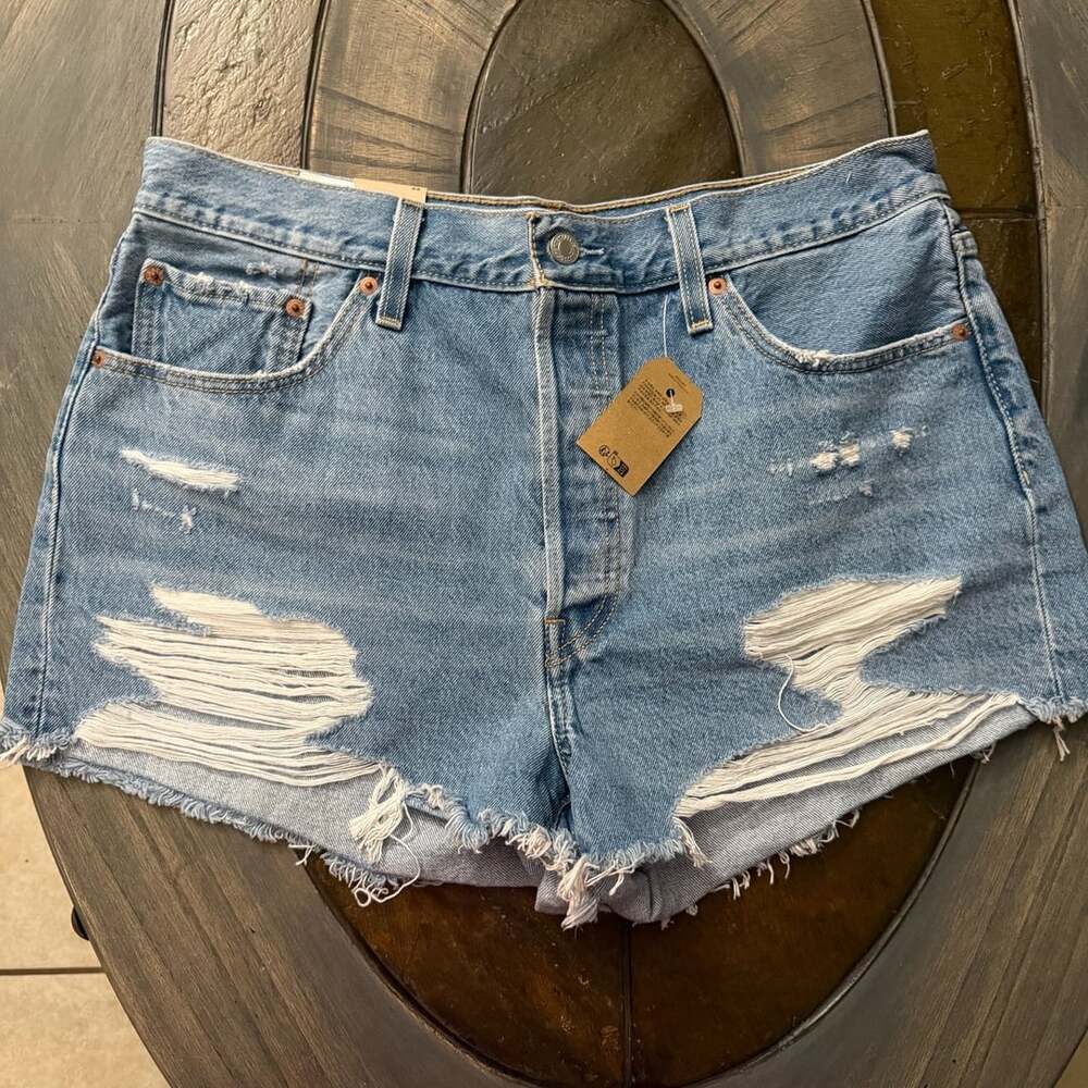 Levi's 501 Original Short Size 34 Denim Cutoff Shorts
